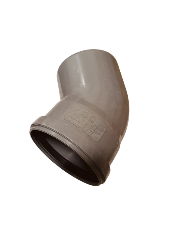 Коліно каналізаційне REIGER d 110х45°
