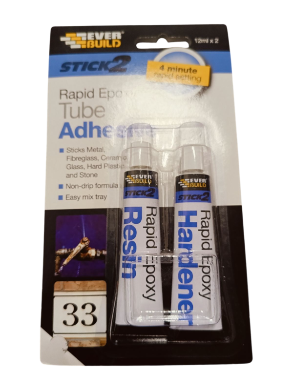 Клей епоксидний Everbuild 2 шт. 12 мл (490483)