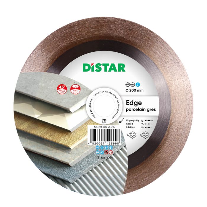 Круг алмазний вiдрiзний 1A1R 200x1,4/1/1,6x25x25,4 Edge