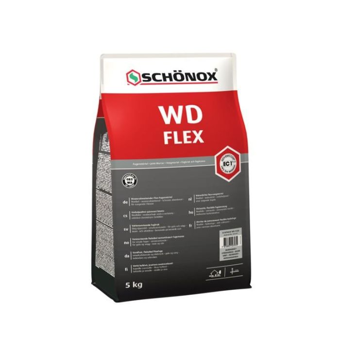 Фуга SCHONOX WD FLEX Сріблясто-сірий 5 кг (582581)