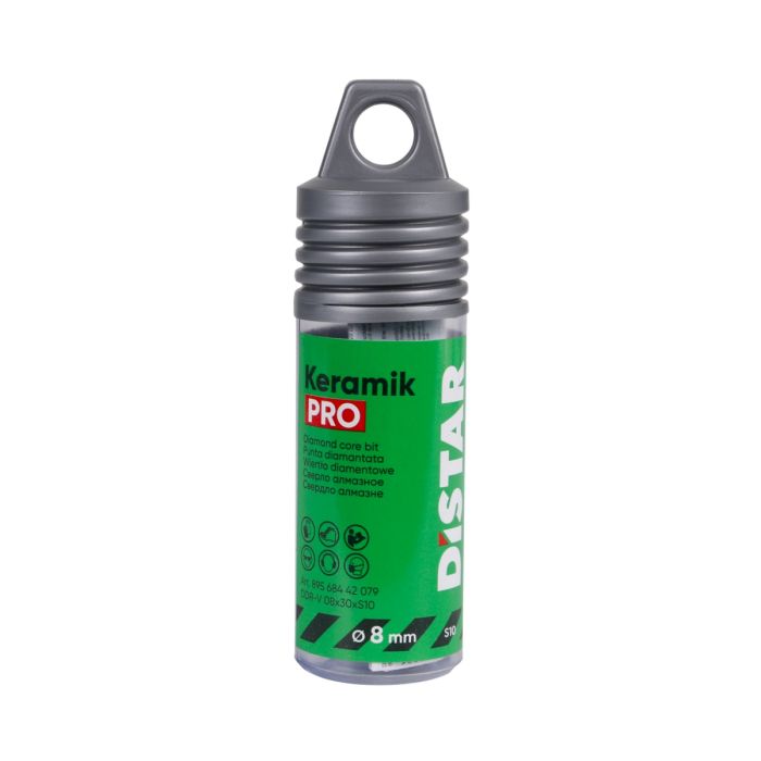 Сверло алмазное DDR-V 08x30xS10 Keramik Pro