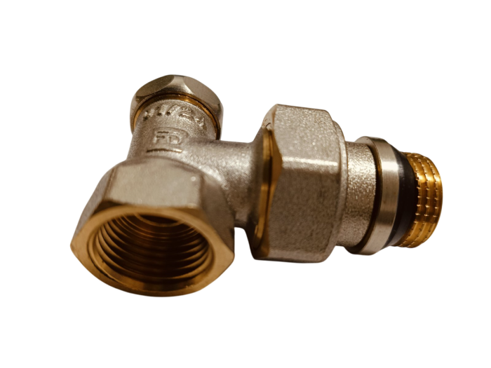 Кран радіаторний FADO S.r.l кутовий нижній 1/2'' (RN02)