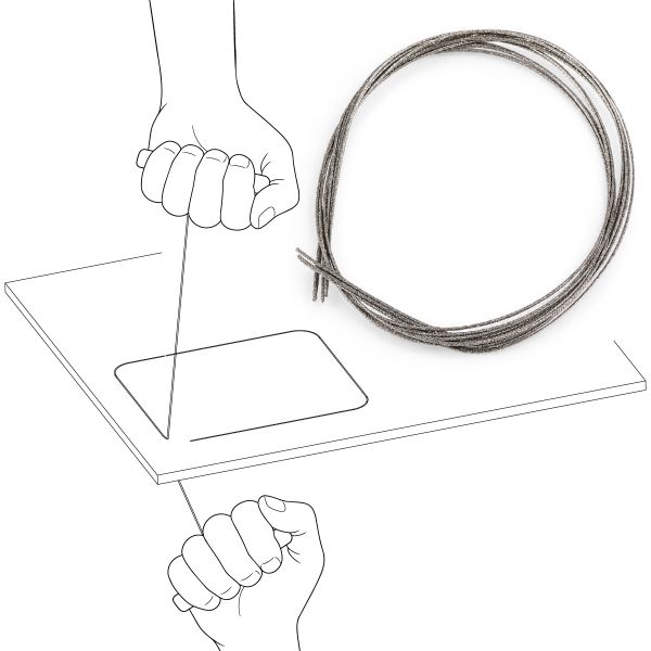 Алмазная проволока (набор из 5 шт.) 0,5*300 Cord 0,5