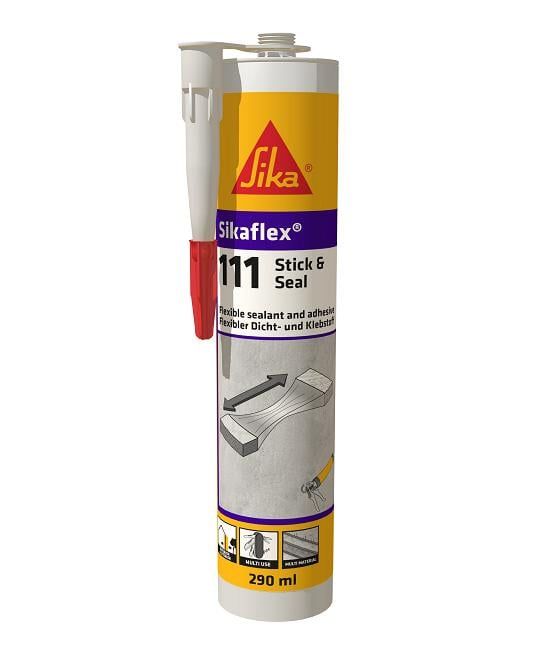 Клей Sikaflex 111 Stick-Seal картридж 290 мл Білий (557023)