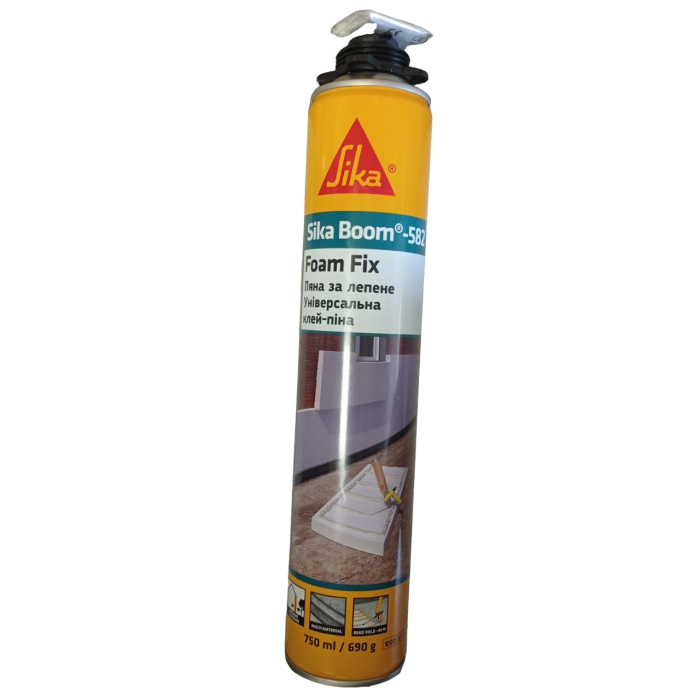 Клей-піна під пістолет Sika SikaBoom 582 Foam Fix 750 мл
