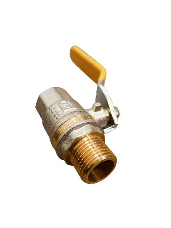 Кран кульовий FADO S.r.l газ 15 ЗВ ручка 1/2" (GR11)