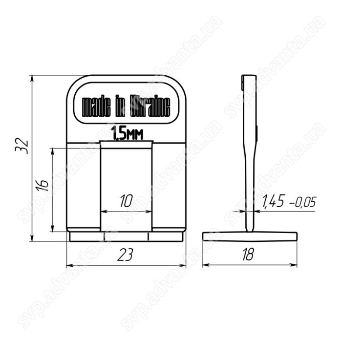 ОСНОВА СВП 1,5 ММ ADVANTA 250 ШТ