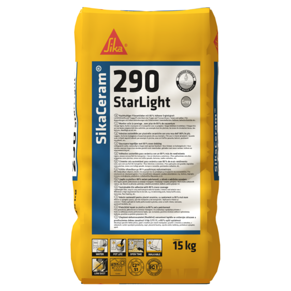 Клей для плитки SikaCeram 290 StarLight 15 кг (478330)