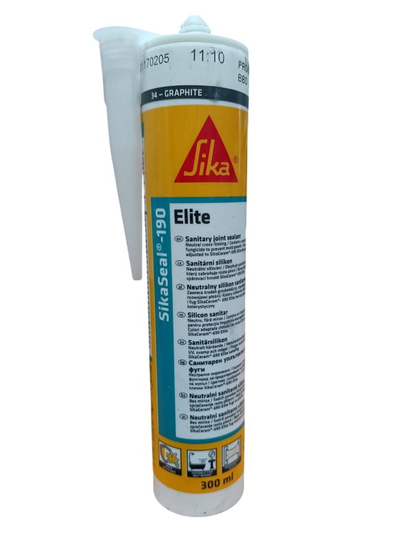 Силиконовый герметик НЕЙТРАЛЬНЫЙ SikaSeal-190 (Графит)