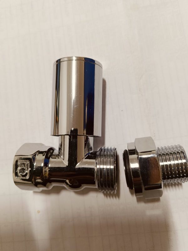 Кран радіаторний FADO S.r.l прямий верхній 1/2'' Хром (	 RC03)