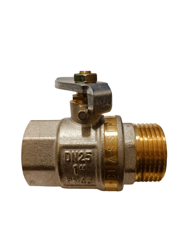 Кран кульовий FADO S.r.l Classic PN40 25 ЗВ ручка 1'' (KNR13)