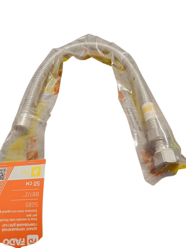 Шланг нержавіючий FADO S.r.l газ ВВ 1/2" 120 см ( SGB12)