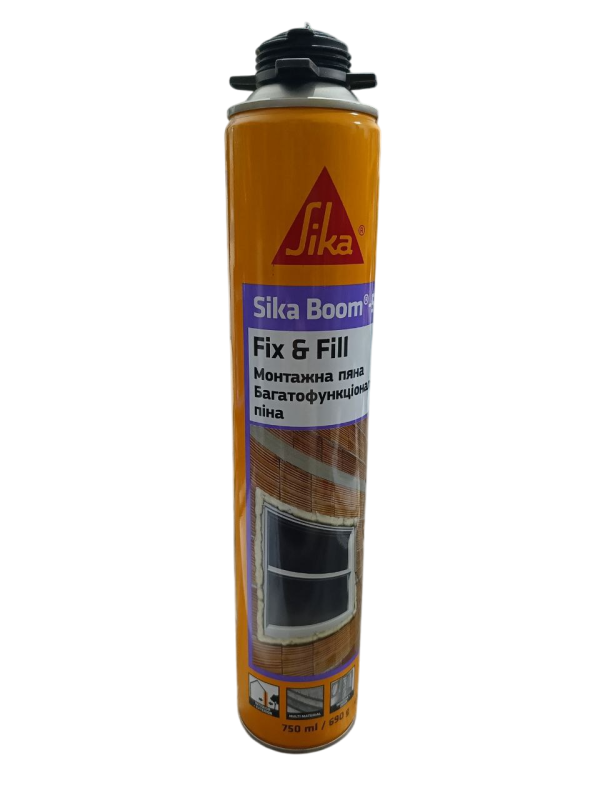 Пена под пистолет SikaBoom 580 Fix Fill 750 мл