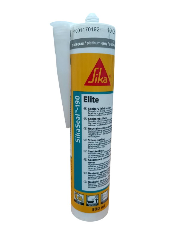 Герметик силіконовий НЕЙТРАЛЬНИЙ  SikaSeal-190 (Платиновый серый)