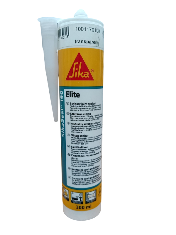 Герметик силіконовий НЕЙТРАЛЬНИЙ  SikaSeal-190 (Прозорий)