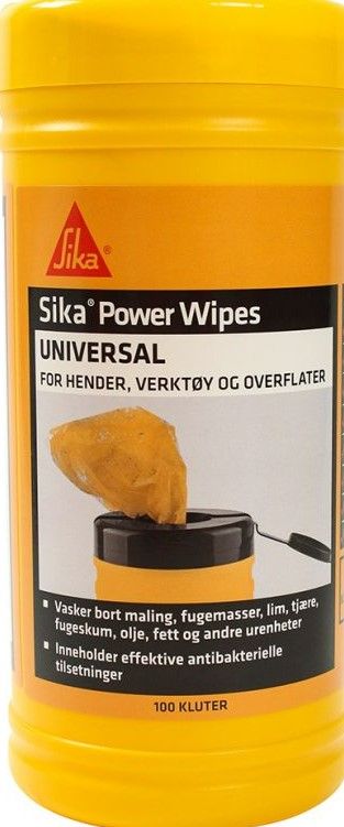 Салфетки для очистки рук и инструментов Sika Power Wipes 100 шт