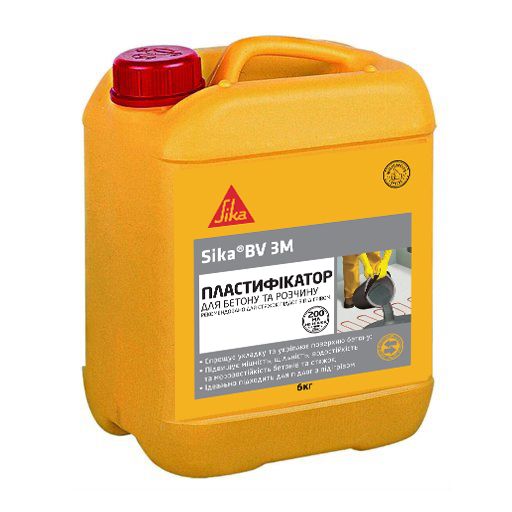 Добавка для бетона Sika BV 3 M UA 6 кг (484588)